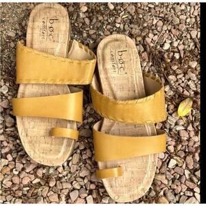 Boc Born of Concept Strappy Slide Sandals Size 9 Yellow